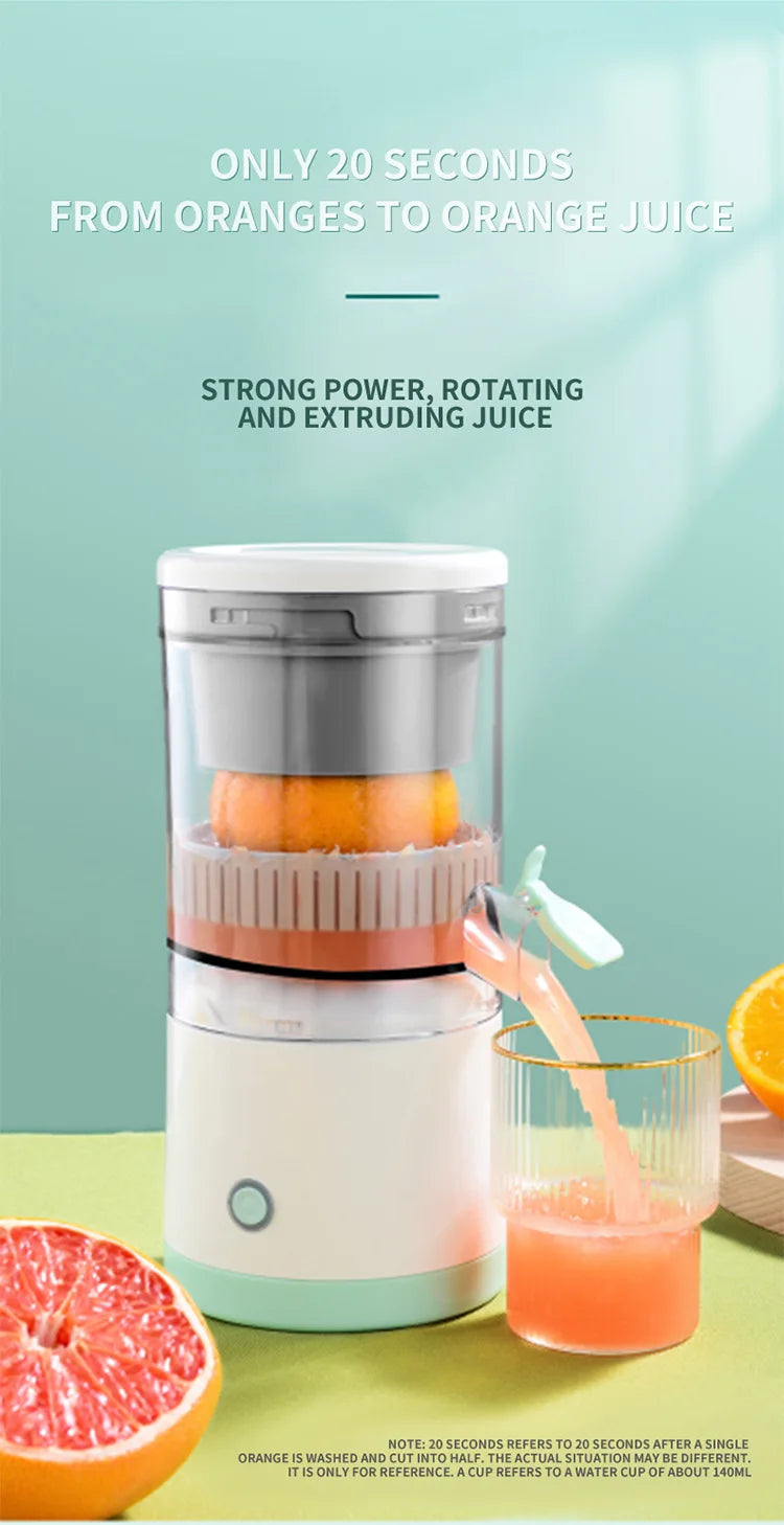 Household Use Small Fully Automatic Juicer Multifunctional Separation Of Residue And Juice Fruit Juice Blender Wireless Squeezer