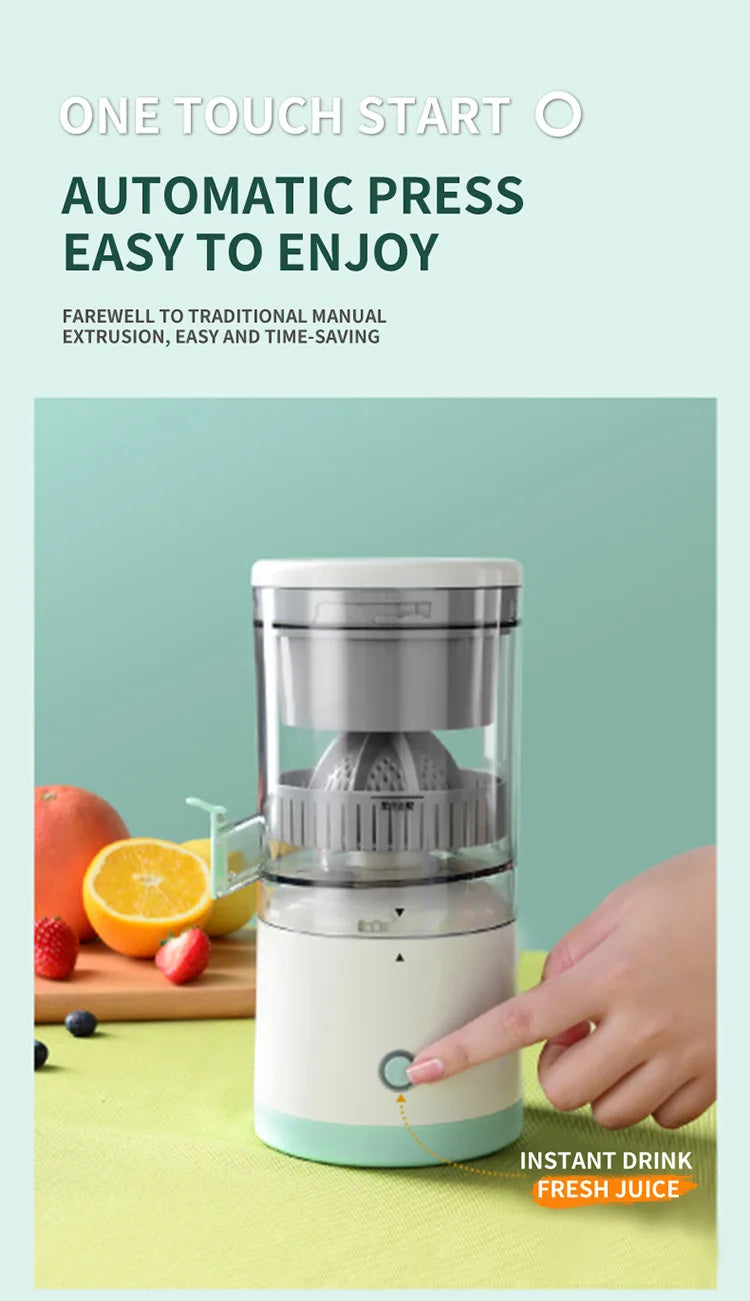 Household Use Small Fully Automatic Juicer Multifunctional Separation Of Residue And Juice Fruit Juice Blender Wireless Squeezer