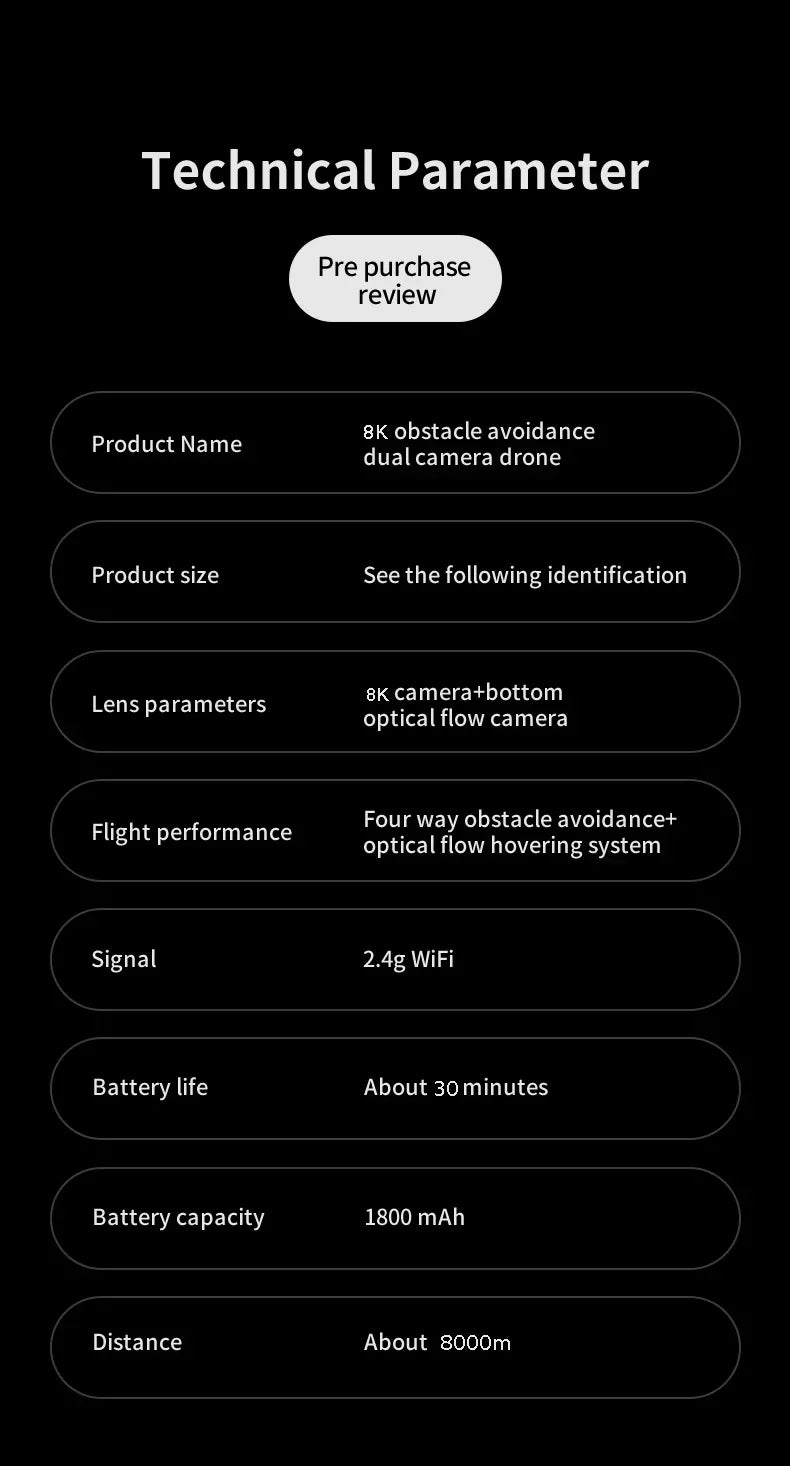 Xiaomi KY102 Drone 8K HD Dual-Camera Profesional Aerial Photography Obstacle Avoidance Optical Flow Aerial Four-Axis RC Drone