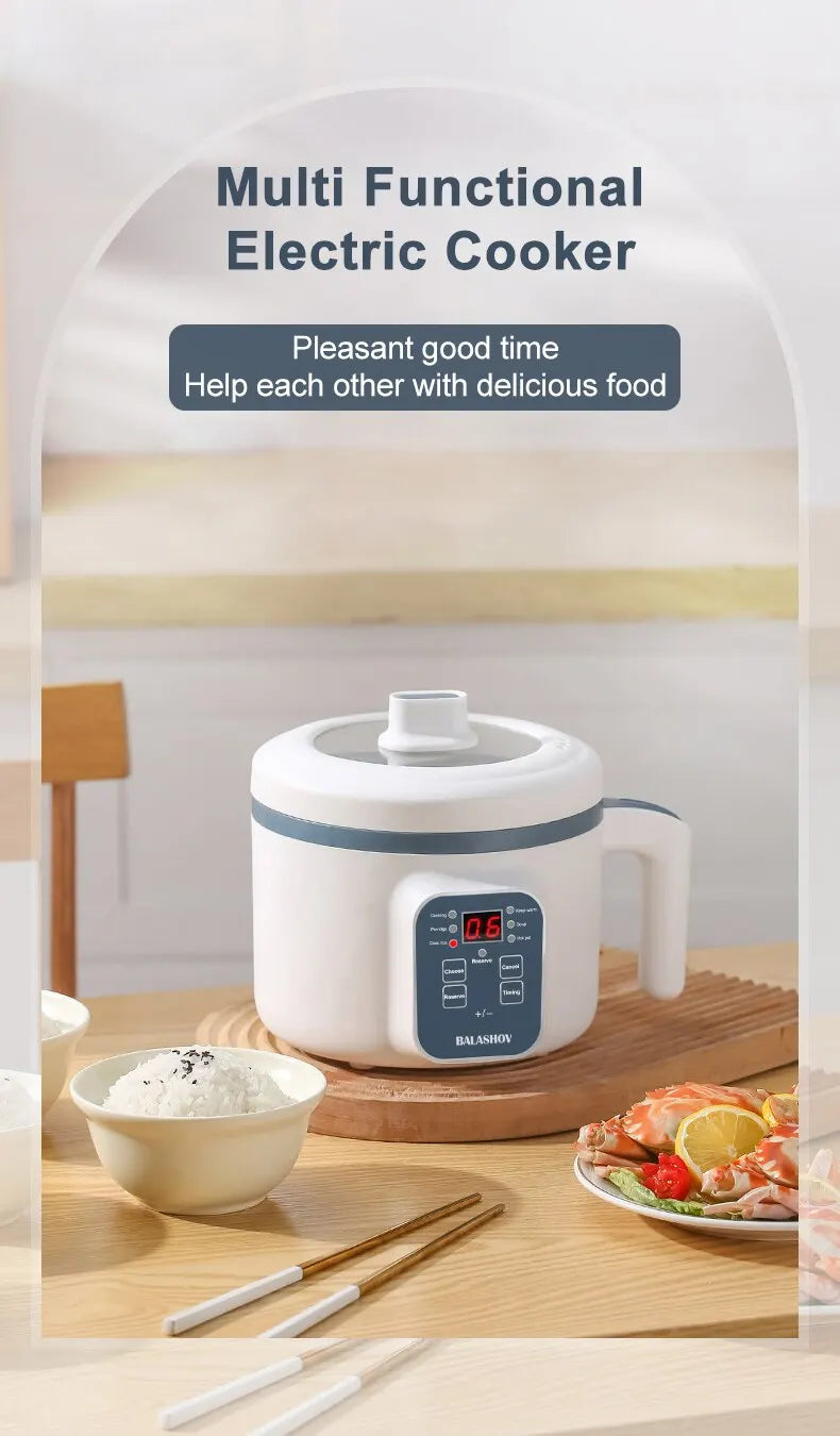 Electric Rice Cooker Single Double Layer 220V Multi Cooker Non-Stick Smart Mechanical MultiCooker Steamed Rice Pot For Home