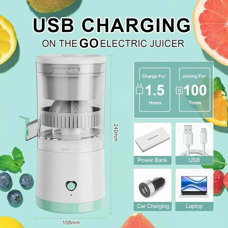 Household Use Small Fully Automatic Juicer Multifunctional Separation Of Residue And Juice Fruit Juice Blender Wireless Squeezer