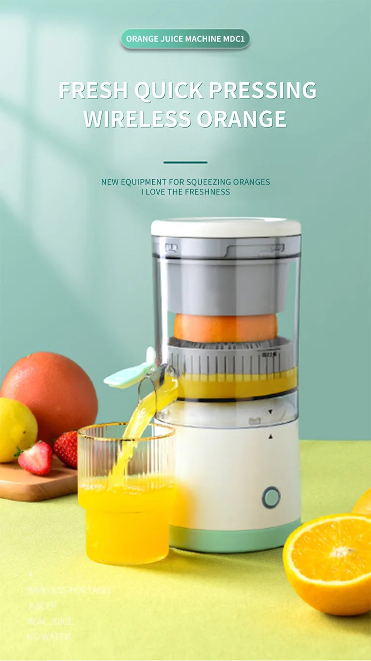 Household Use Small Fully Automatic Juicer Multifunctional Separation Of Residue And Juice Fruit Juice Blender Wireless Squeezer