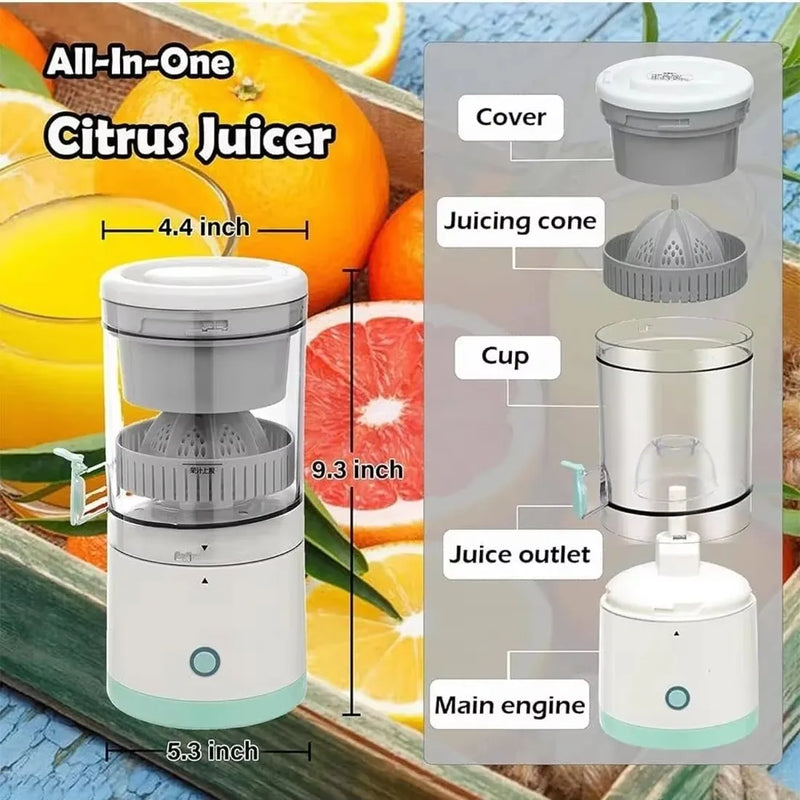 Household Use Small Fully Automatic Juicer Multifunctional Separation Of Residue And Juice Fruit Juice Blender Wireless Squeezer