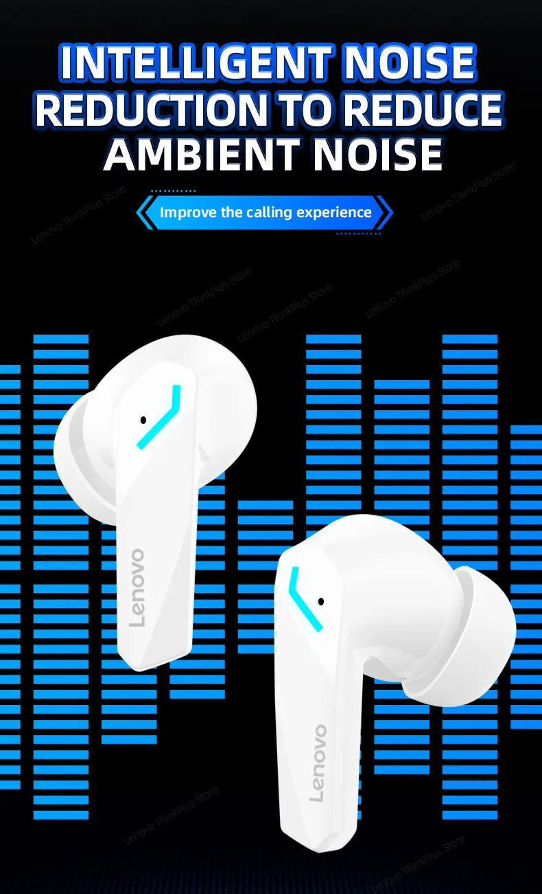 Lenovo GM2 Pro ireless Headphones Earphones Bluetooth Touch Control Noise Reduction Stereo Earbuds Headsets for Xiaomi Iphone