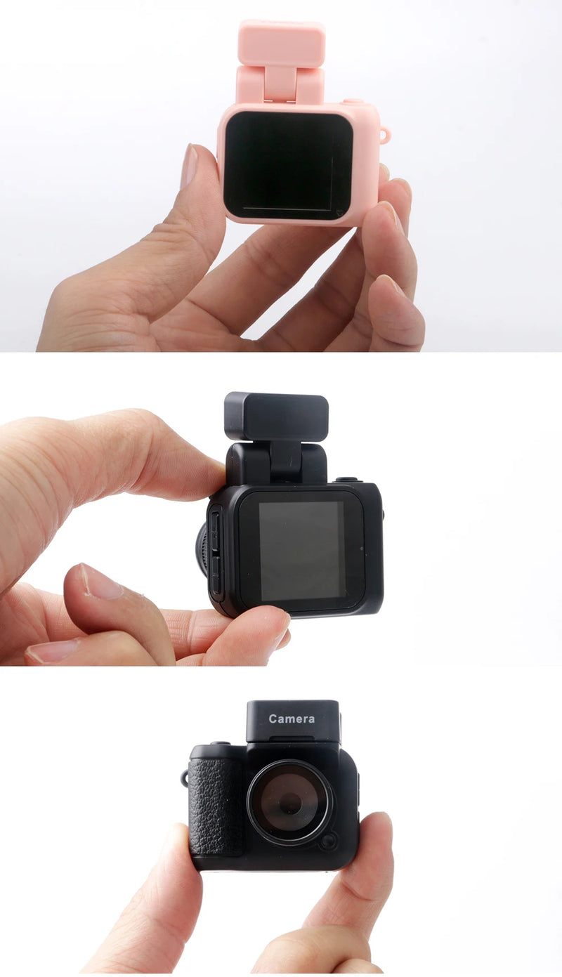 Monoreflexes Style Mini Camera HD1080P CMOS With LCD Screen Flash Lamp And Battery Dock Portable Video Recorder DV  Y4000